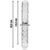 MODELO 15 DILDO CRISTAL BOROSILICATO 18.5 X 3 CM TRANSPARENT