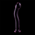 MODELO 18 DILDO CRISTAL BOROSILICATO 18.5 X 3.5 CM ROSA nº6