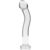 MODELO 18 DILDO CRISTAL BOROSILICATO 18.5 X 3.5 CM TRANSPARE