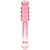 MODELO 20 DILDO CRISTAL BOROSILICATO 20.5 X 3 CM ROSA nº2