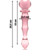 MODELO 21 DILDO CRISTAL BOROSILICATO 20.5 X 3.5 CM ROSA nº3