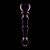 MODELO 21 DILDO CRISTAL BOROSILICATO 20.5 X 3.5 CM ROSA nº6