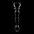 MODELO 21 DILDO CRISTAL BOROSILICATO 20.5 X 3.5 CM TRANSPARE