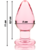 MODELO 3 PLUG CRISTAL BOROSILICATO 11 X 5 CM ROSA nº3