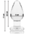 MODELO 3 PLUG CRISTAL BOROSILICATO 11 X 5 CM TRANSPARENTE nº