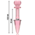 MODELO 7 PLUG CRISTAL BOROSILICATO 13.5 X 3 CM ROSA nº3