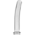 MODELLO 8 DILDO IN VETRO BOROSILICATO 14,5 X 2 CM TRASPARENT