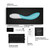 MONA TWIST VIBRADOR PARA PUNTO G RECARGABLE APP CONTROL LAVA