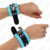 MUÑEQUERAS CON CIERRE PREMIUM NEGRO / AZUL AJUSTABLE 21-28 C
