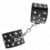 RETENÇÕES DE PULSO PUNK AJUSTÁVEIS 19-24 CM X 5,5 CM nº1
