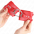 PULSO FIXO COM ANEL E PREGOS AJUSTÁVEIS VERMELHO 17-22 CM X