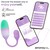 NexEgg Huevo Vibrador Silicona Doble capa con App Lila/Pista