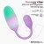 NexEgg Huevo Vibrador Silicona Doble capa con App Lila/Pista