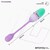NexEgg Huevo Vibrador Silicona Doble capa con App Lila/Pista