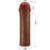 NILE FUNDA PARA PENE CON EXTENSIÓN DE 2.5 CM MULATO nº4