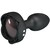 OLMAN PLUG ANAL COM LUZ LED PRETO 8,8 CM