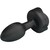 OLMAN PLUG ANAL COM LUZ LED PRETO 8,8 CM nº2