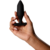 PLUG ANALE IN ONICE NERO VIBRANTE nº6