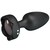 OSBORN PLUG ANAL COM LUZ LED PRETO 9,8 CM