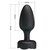 OSBORN PLUG ANAL COM LUZ LED PRETO 9,8 CM nº4