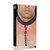 Ouch cachorro play - coleira de neoprene com corrente - pret