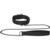 Ouch cachorro play - coleira de neoprene com corrente - pret