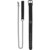 Ouch cachorro play - coleira de neoprene com corrente - pret
