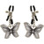 PINÇAS PARA OS MAMILOS BUTTERFLY NIPPLE CLAMPS FETISH FANTAS