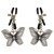 PINÇAS PARA OS MAMILOS BUTTERFLY NIPPLE CLAMPS FETISH FANTAS