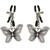 PINÇAS PARA OS MAMILOS BUTTERFLY NIPPLE CLAMPS FETISH FANTAS