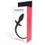 PLUG ANAL 28 CM SILICONE PRETO nº2