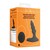 PLUG ANALE CON VIBRAZIONE E TELECOMANDO BEADED LICORICE BLAC