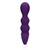 PLUG ANAL COM VIBRAÇÃO EM FORMA DE LÁGRIMAS CLEAR PURPLE LOV