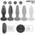 Vibrating Tongue Anal Plug with Remote Control nº3