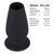 PLUG ANAL EM SILICONE LUST TUNNEL nº6