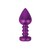 PLUG ANAL FASHIONABLE BUTTPLUG ROXO