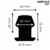 PLUG ANAL HUECO EXTREM SILICONA TALLA S 7,5 CM nº3