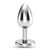 PLUG ANAL JOIA BIJOU ROSA MÉDIO CRUSHIOUS COM BOLSA AVELUDAD
