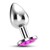 PLUG ANAL JOIA BIJOU ROSA MÉDIO CRUSHIOUS COM BOLSA AVELUDAD