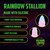 PLUG ANAL MONSTER EM SILICONE RAINBOW STALLION RAINBOW OUCH!