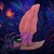 PLUG ANAL MONSTER EM SILICONE VEIN DARKSPAWN ROXO OUCH!
