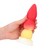 PLUG ANAL MONSTER EN SILICONE WHIPPED BERRY ROUGE/JAUNE OUCH