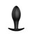 PLUG ANAL SILICONA  ANCLA 8.5 CM NEGRO