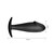 PLUG ANAL SILICONA FORMA PENE - NEGRO nº4