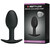 Plug Anal Silicona Negro con Bola nº8