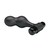 PLUG ANAL VIBRADOR DE SILICONA NEGRO nº3