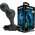 PLUG ANAL VIBRADOR DE SILICONA NEGRO nº9
