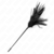 PLUSIEURS PLUMES DE CHATOUILLES NOIRES 45 CM nº2