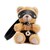 PORTACHIAVI ORSO CRUSHITO CON CAMPANELA CRUSHIOUS nº8