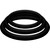 Potenzplus kit de 3 anillos para el pene (s, m, l) - negro